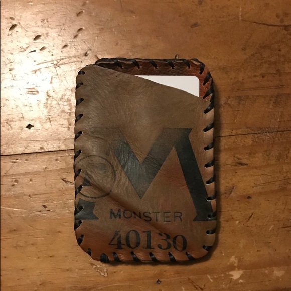 Other - ⚾️ Vintage Baseball Glove Leather Wallet Monster